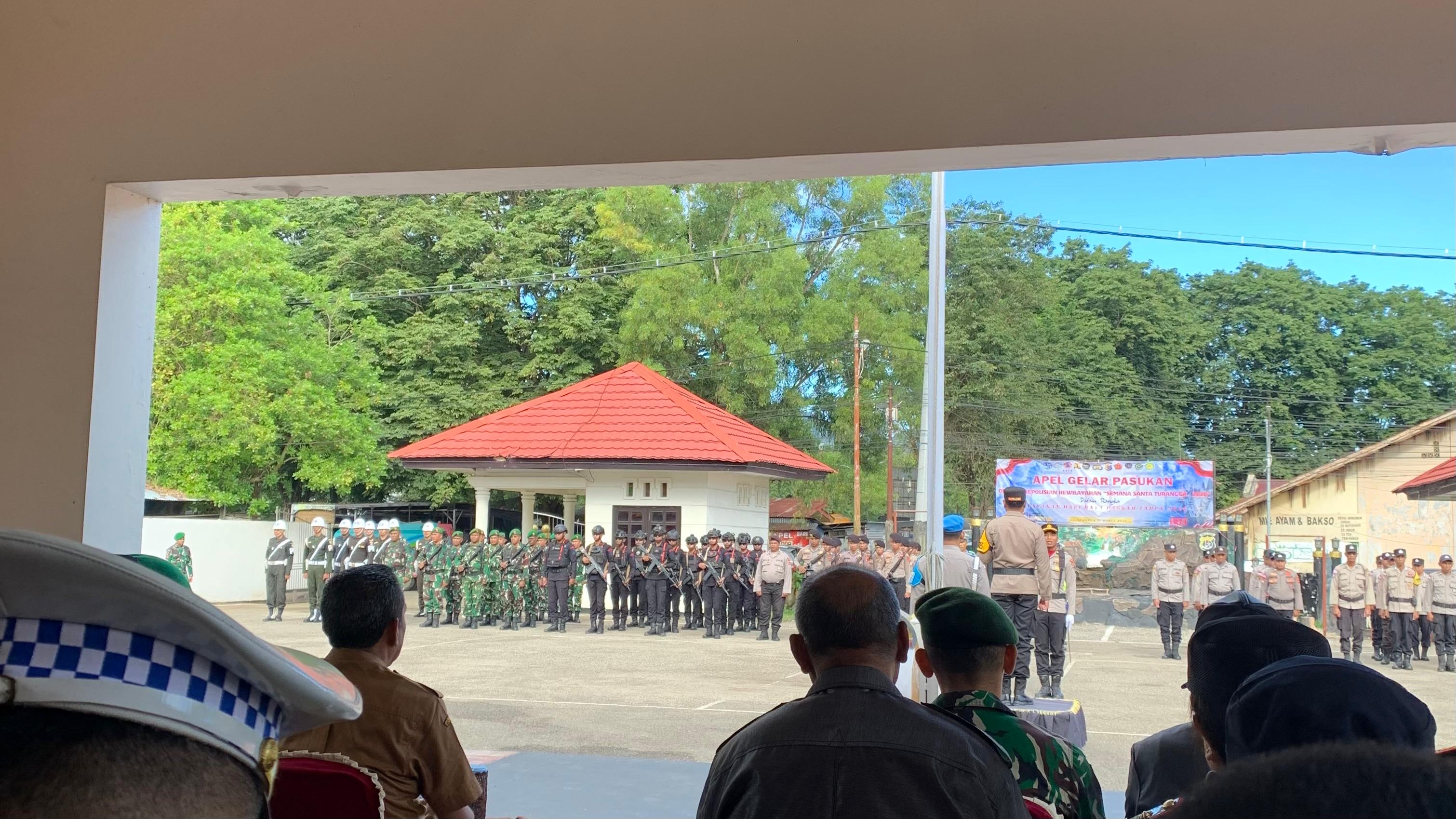 Menghadiri Undangan Apel Gelar Pasukan Operasi Semana Santha Turangga di Polres Belu